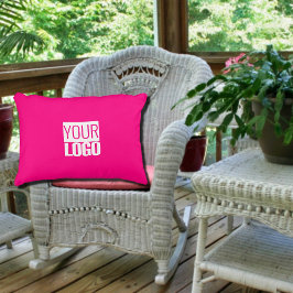 Hot Pink - logo toevoegen Accent Kussen