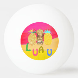 Hot Pink Luau Pingpongbal