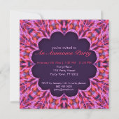 Hot Pink Mandala Kaart (Achterkant)