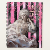  Hot Pink Marie Antoinette Geïnspireerd Planner (Voorkant)