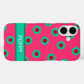 Hot Pink Maximalist Case-Mate iPhone Case (Achterkant (horizontaal))