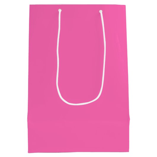 Hot pink medium cadeauzakje (Achterkant)