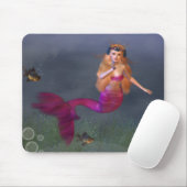 Hot Pink Mermaid Mousepad Muismat (Met muis)