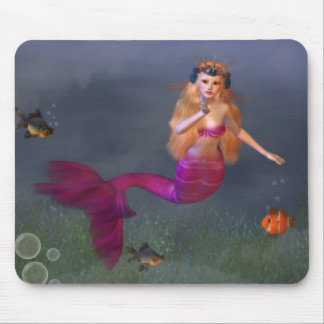 Hot Pink Mermaid Mousepad Muismat