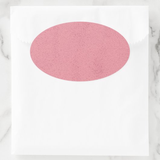 Hot Pink Mess Ovale Sticker (Tas)