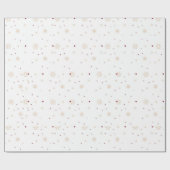 Hot Pink Modern Groovy kerst Cadeaupapier (Vlak)