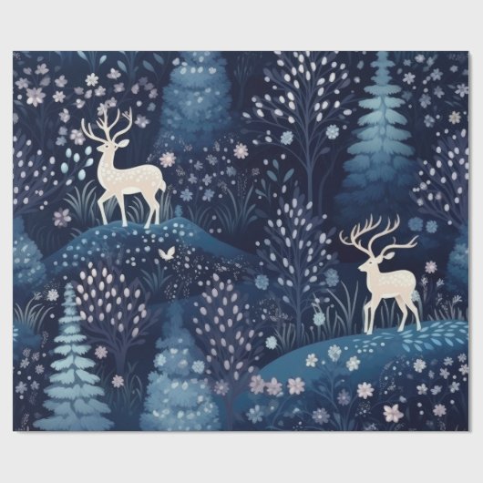 Hot Pink Modern Groovy kerst Cadeaupapier (Vlak)