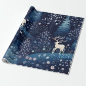 Hot Pink Modern Groovy kerst Cadeaupapier (Uitgerold)