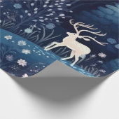 Hot Pink Modern Groovy kerst Cadeaupapier (Hoek)