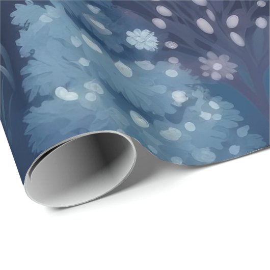 Hot Pink Modern Groovy kerst Cadeaupapier (Rol Hoek)