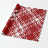 Hot Pink Modern Groovy kerst Cadeaupapier (Uitgerold)