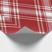 Hot Pink Modern Groovy kerst Cadeaupapier (Hoek)