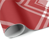 Hot Pink Modern Groovy kerst Cadeaupapier (Rol Hoek)