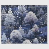 Hot Pink Modern Groovy kerst Cadeaupapier (Vlak)