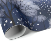 Hot Pink Modern Groovy kerst Cadeaupapier (Rol Hoek)