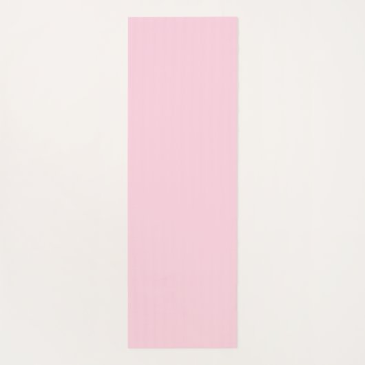 Hot Pink Modern Script Girly Monogram Naam Yogamat (Achterkant)