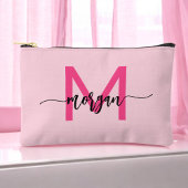 Hot Pink Monogram Naam Meisje Script Etui