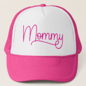 Hot Pink Monoline Mama Trucker Pet (Voorkant)