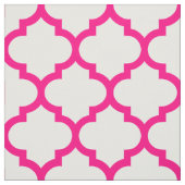 Hot Pink Moroccan Trellis Pattern Fabric Stof (Swatch)