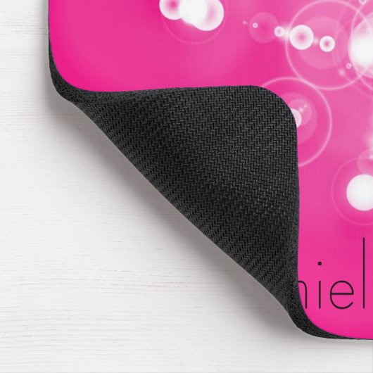 Hot Pink Mousepad (op maat gemaakt) Muismat (Hoek)
