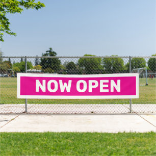 Hot Pink Nu Geopend Banner