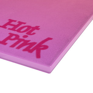Hot Pink omgekeerde glas snijplank