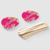 Hot Pink Outta Control peddel hand ventilatoren Handwaaier (Niet-gemonteerd)