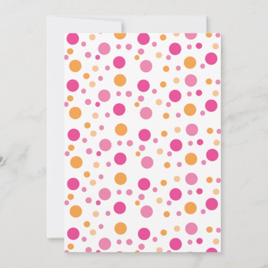 Hot Pink Owl Kaart (Achterkant)