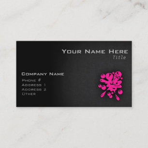 Hot Pink Paintball Visitekaartje