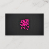 Hot Pink Paintball Visitekaartje (Achterkant)
