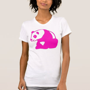 HOT PINK PANDA BEER T T-SHIRT