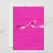 Hot Pink Photo Sweet 16 Verjaardagsfeest Kaart (Achterkant)