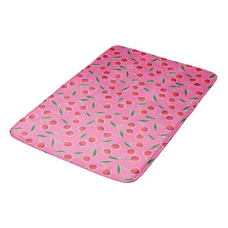 Hot Pink Pop Art Berry Cherry Badmat