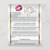 Hot Pink Pretty Glitter Lip Instructies Flyer (Achterkant)