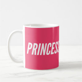 Hot Pink Princess Koffiemok