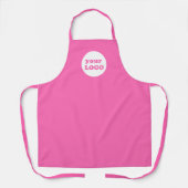 Hot Pink Professional Custom Business Logo Schort (Voorkant)
