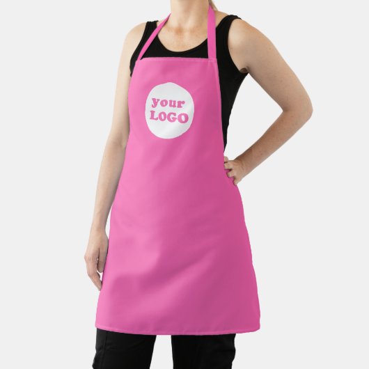 Hot Pink Professional Custom Business Logo Schort (Insitu)