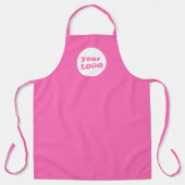 Hot Pink Professional Custom Business Logo Schort (Voorkant)