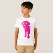 Hot Pink Puppy! T-shirt (Voorkant volledig)