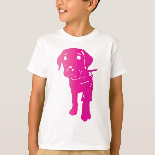 Hot Pink Puppy! T-shirt (Voorkant)