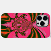 Hot Pink Red Golden Green Case-Mate iPhone Case (Achterkant (horizontaal))