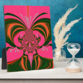 Hot Pink Red Golden Green Fotoplaat (Zijkant)