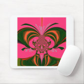 Hot Pink Red Golden Green Muismat (Met muis)