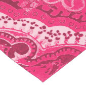 Hot Pink Retro Paisley Bandanna/Bandana Medium Tafelloper (Hoek)