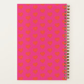 Hot Pink & Romance Hartpatroon Notitieboek (Achterkant)