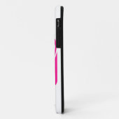 Hot Pink Rugby Case-Mate iPhone Case (Achterkant/links)