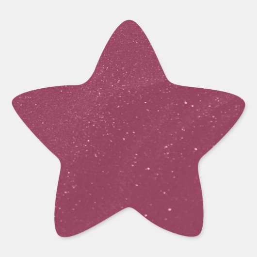 Hot Pink Sand Ster Sticker (Voorkant)