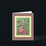 HOT PINK SANTA FLAMINGO CHRISTMAS WENSKAART V FEESTDAGEN KAART<br><div class="desc">CADEAU VERPAKTE PEPERMUNT FLAMINGO HEEFT DE VAKANTIE GEEST. Vers "VROLIJK KERSTFEEST!" HUMORISTISCHE VAKANTIE GROET / NOTE KAART / ENVELOP Groene / rode sneeuwbal rand * Aanpassen ... Kijk voor overeenkomende items Susan Brack Design</div>