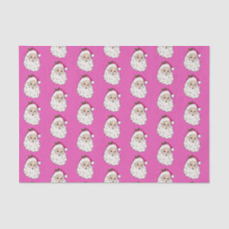 Hot Pink Santa Tissuepapier