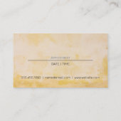 Hot Pink Scissors Comb Logo | Hair Stylist Appt Afsprakenkaartje (Achterkant)